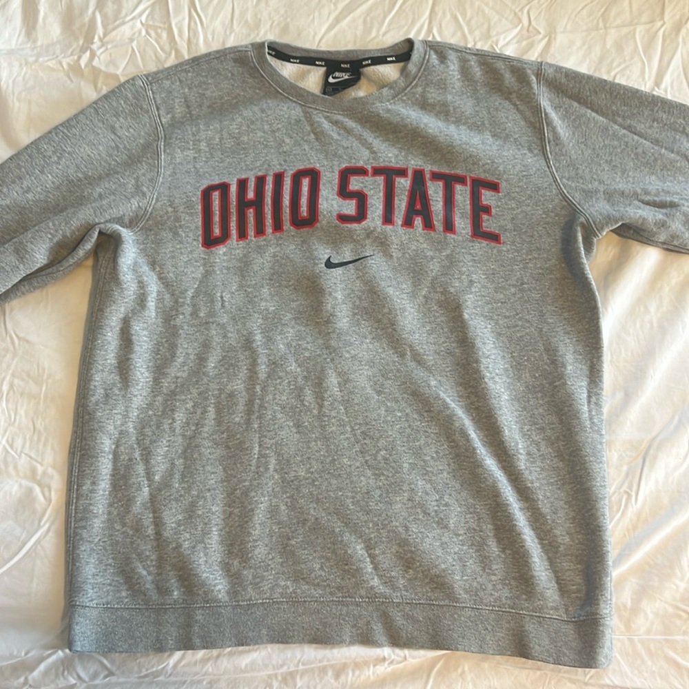 Gray Nike Ohio State Crewneck Size Medium